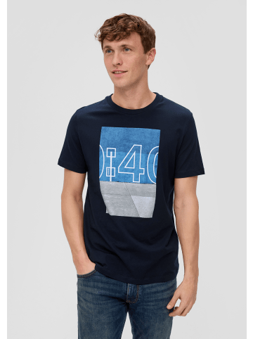 s.Oliver T-Shirt kurzarm in Blau