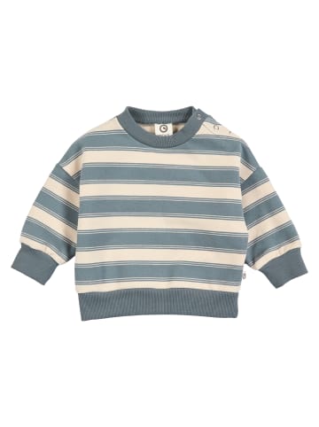 müsli Babysweatshirt in Oak/ Stormy blue