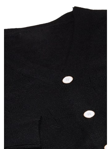 aleva Damen Strickjacke in Schwarz