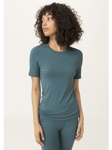 Hessnatur Kurzarm-Shirt in islandgrün