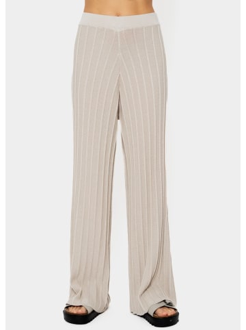 SASSYCLASSY Rippen Strickhose in beige