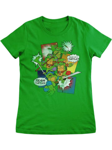 Teenage Mutant Ninja Turtles Shirt "TMNT Comics Girly Tee" in Grün