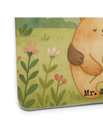 Mr. & Mrs. Panda Untersetzer Bären Liebe Design mit Spruch in Weiß
