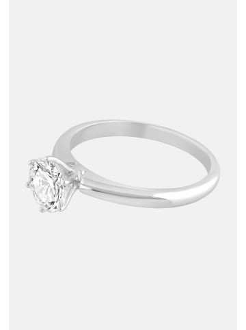 Ethische Diamanten Ring aus 375 Weißgold mit Lab Grown Diamant