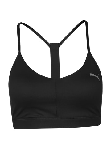 Puma Sport-BH Strappy in schwarz / silber