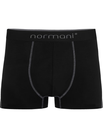 normani normani 12 x Herren Baumwoll-Boxershorts in Grau