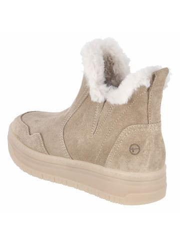 Tamaris Schlupfstiefel in beige