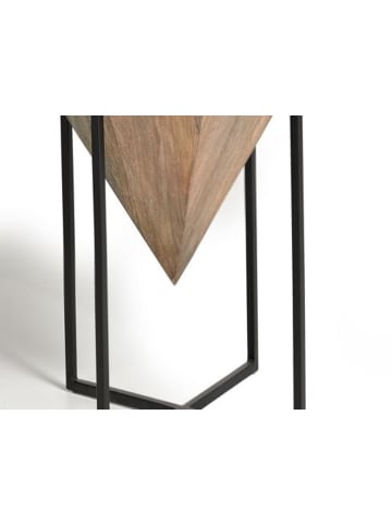 Giner y Colomer Ecktisch aus Metall und Holz in Brown