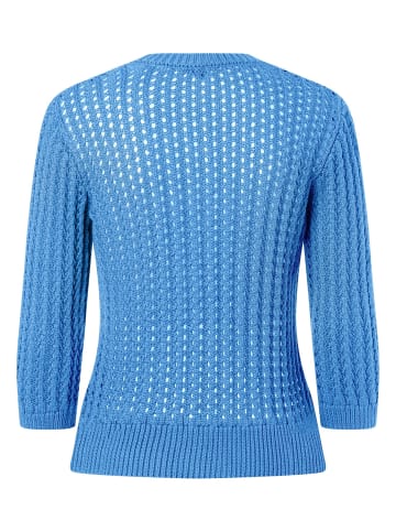 More & More Ajourpullover in blau