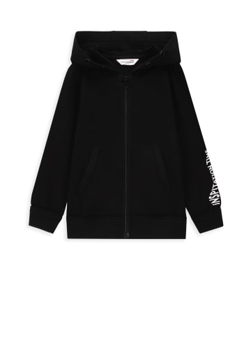 Coccodrillo Sweatshirt mit Reißverschluss in schwarz