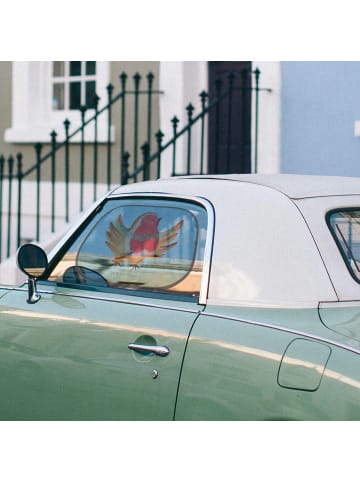 Mr. & Mrs. Panda Sonnenschutz Auto Rotkehlchen Weihnachten ohne ... in Eisblau