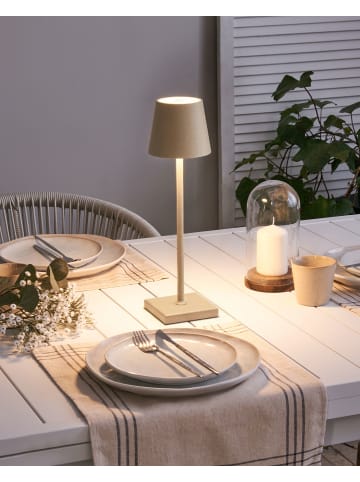 Beliani Tischlampe für den Außenbereich BACEIRO in Orange