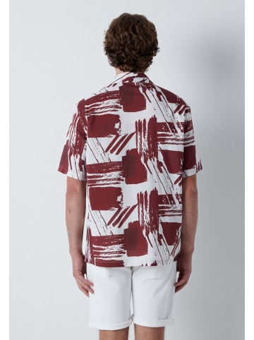 MAVI Kurzarmhemd Printed in Tawny Port Print