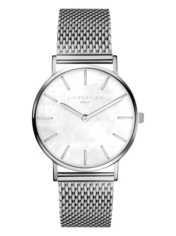 LIEBESKIND BERLIN Armbanduhr Basic Perlmutt in silber