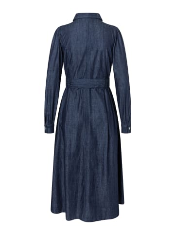 More & More sportives Jeanskleid mit Bindegürtel in denim