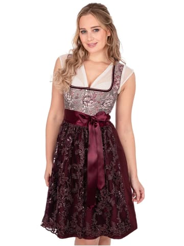 MarJo Midi Dirndl RITA in rot