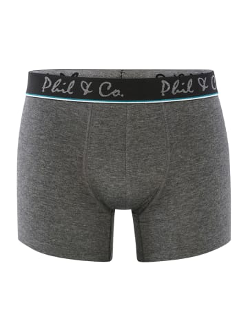 Phil & Co. Berlin  Retroshorts 2-Pack Jersey in green anthra