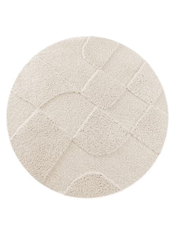 Badematte "Davie" in Creme Weiß