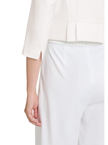 Vera Mont Bolero-Jacke mit Kellerfalten in Rohweiß