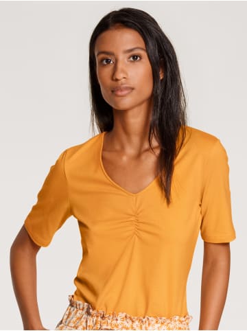 Calida Shirt in honeycomb yellow