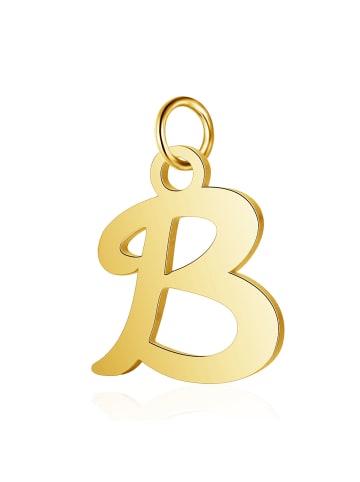 Bungsa Buchstaben-Anhänger in Gold