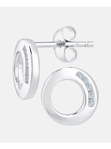 Diamant L'éternel Ohrringe aus 375 Weißgold mit Diamant