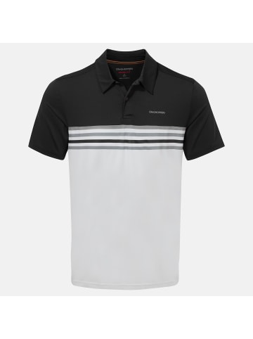 Craghoppers Poloshirt NosiLife Pro in Black/Optic White