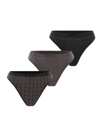 DIM String Les Pockets in schwarz logo