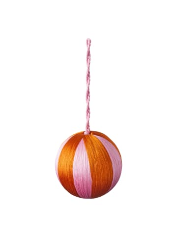 Butlers Weihnachtskugel HANG ON Fäden 6er-Set in Orange