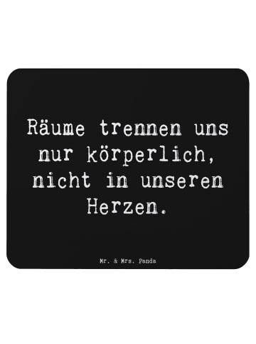 Mr. & Mrs. Panda Mauspad Spruch Trennung von den Eltern mit Spruch in Schwarz