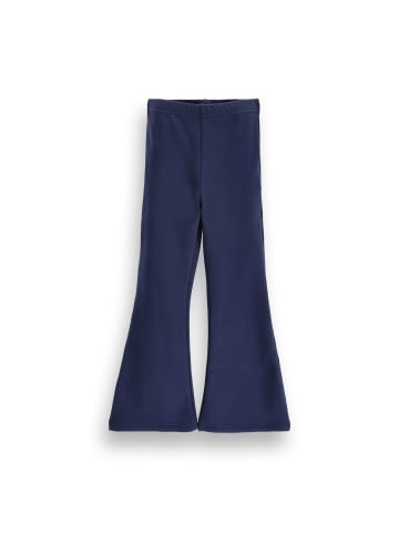 MOKIDA Flare-Leggings mit langem Bein in dunkelblau