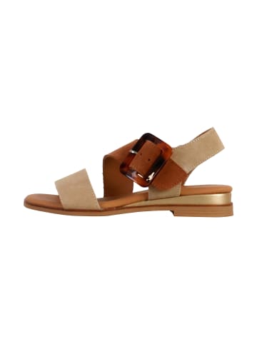 Divine Factory Alenoa Ledersandalen Beige