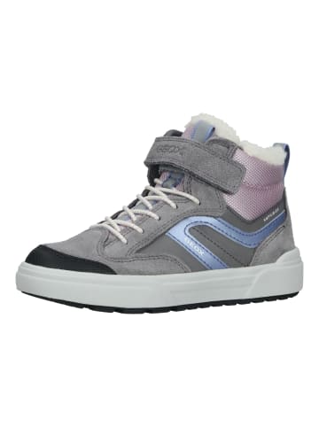 Geox Sneaker in Grau/Pink