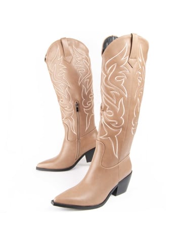 Montevita Stiefel Heel Boot Botarey in Beige