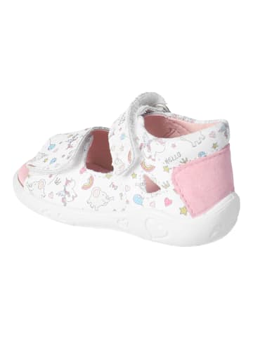 PEPINO Lauflern Sandale in weiß