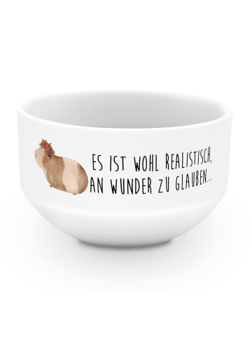 Mr. & Mrs. Panda Müslischale Meerschweinchen Weisheit mit Spruch in Weiß