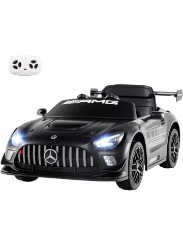 COSTWAY Mercedes AMG Elektroauto für Kinder in Schwarz