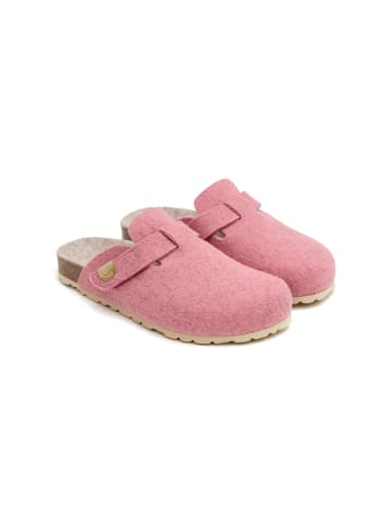 babunkers Pantoletten HOME CLASSIC in pink