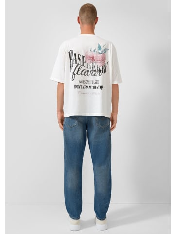 QS T-Shirt in 03D0_wollweiß