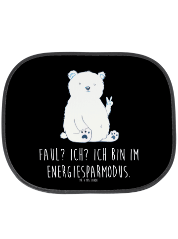 Mr. & Mrs. Panda Sonnenschutz Auto Frontscheibe Eisbär Faul mit ... in Schwarz