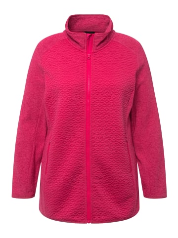 Ulla Popken Sweatjacke in rosen rot