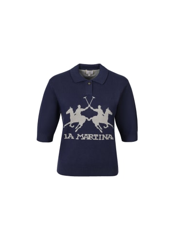 La Martina Poloshirt WCS003 in dunkelblau