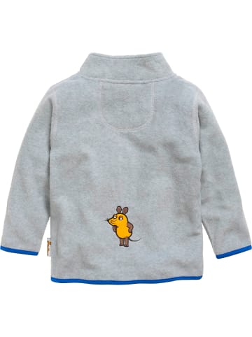 Playshoes Fleece-Jacke DIE MAUS in Grau/Melange