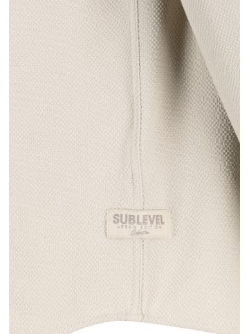 Sublevel Langärmeliges Shirt mit Knöpfen und Brusttasche in Beige-2