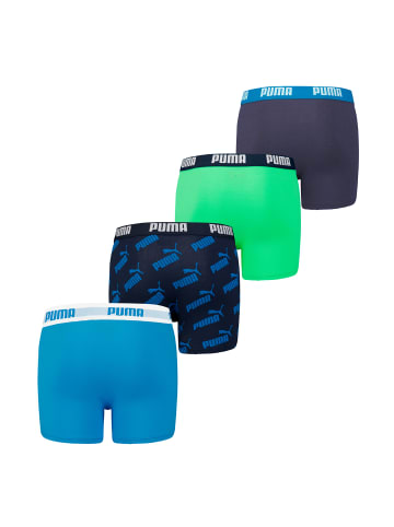 Puma Boxershorts BOYS BASIC BOXER AOP 4P ECOM in Blue Combo