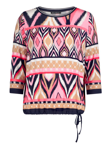 Betty Barclay Casual-Shirt mit Tunnelzug in Pink/Dark Blue