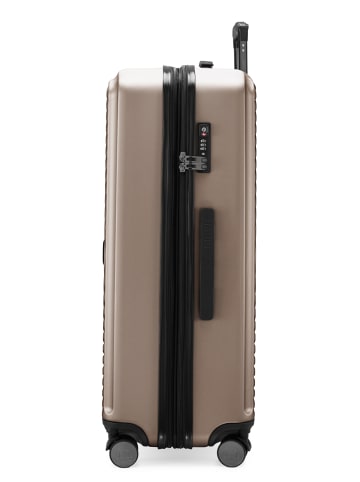 Hauptstadtkoffer Mitte - Großer Reisekoffer Trolley 77cm XXL Erweiterung TSA 130L in Champagner