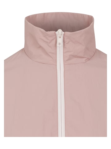 Urban Classics Track Jackets in darkrose/nvy/wht