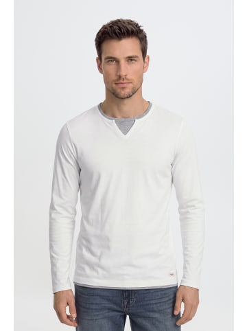 BLEND Langarmshirt BHLeonas in Weiß