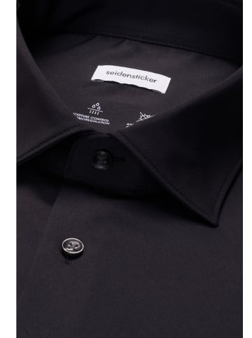 Seidensticker Performance-Hemd Regular in Schwarz